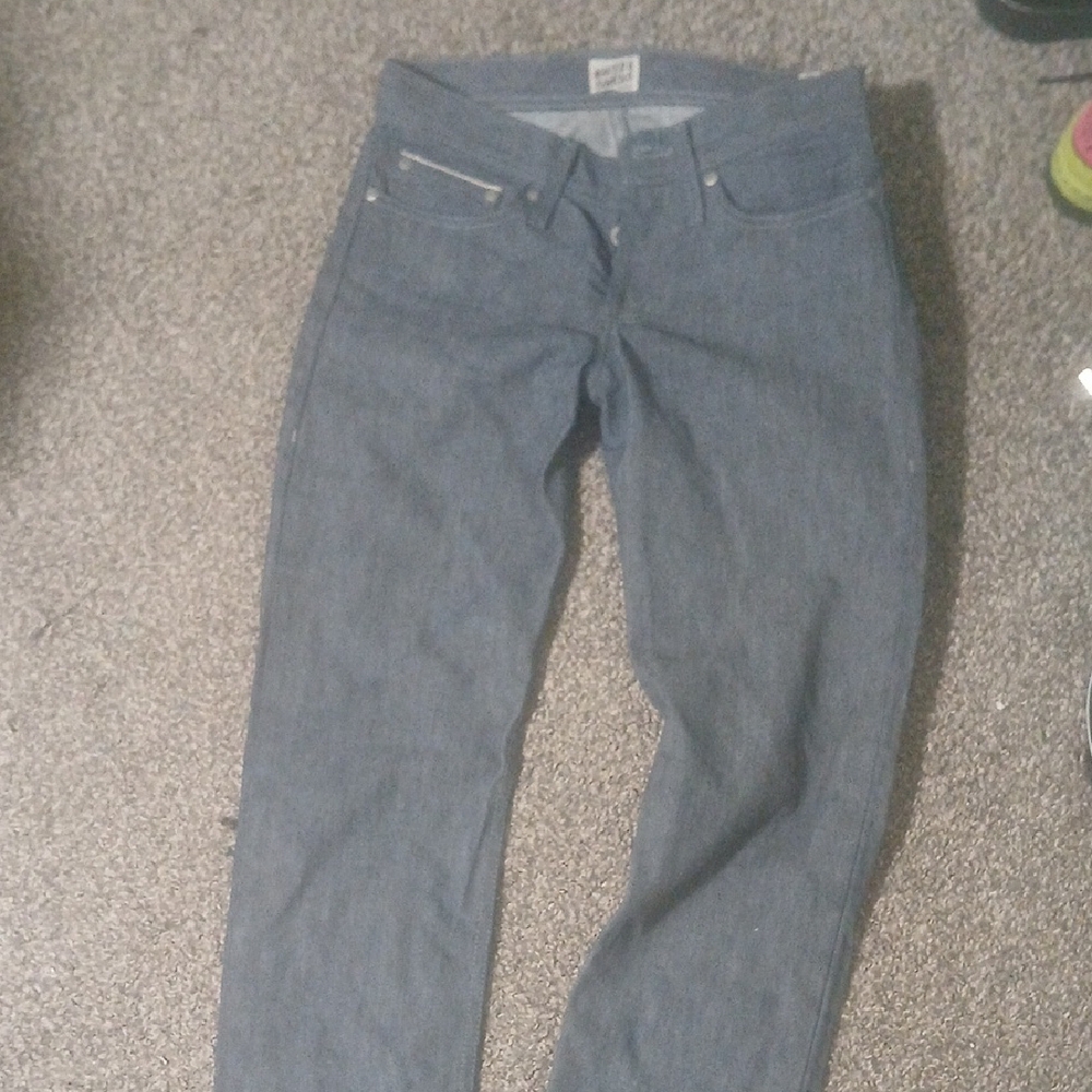 Men's Straight Leg Blue Jeans